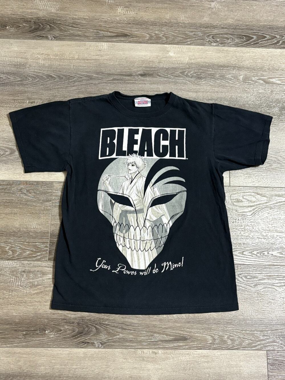 Vintage 2000s Shonen Jump Bleach Anime Black Shirt Japanese Retro - Men’s Medium